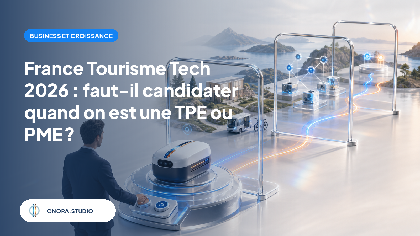 Un prototype technologique tangible franchit plusieurs étapes d'essai avant d'atteindre un terrain touristique et un réseau de partenaires.